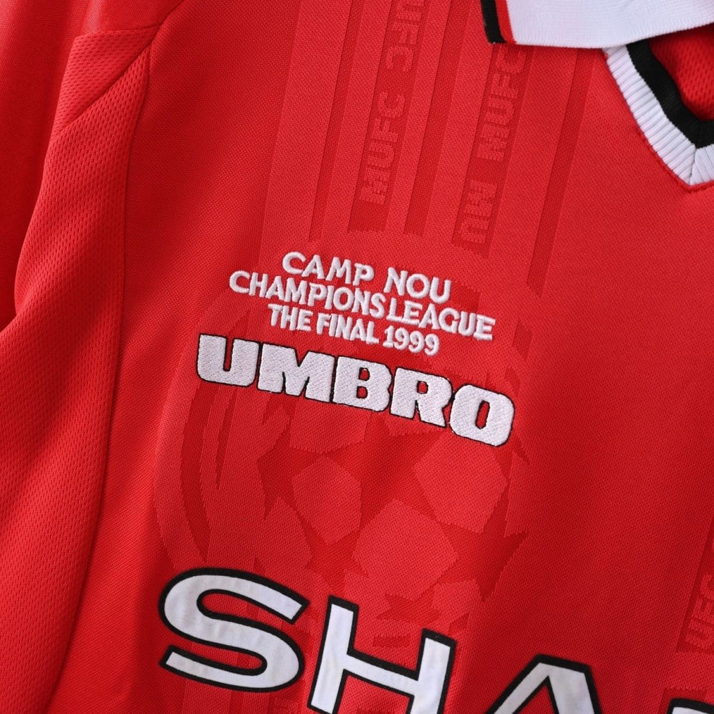 Manchester United Home 1998–1999 Manga Larga