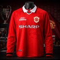 Manchester United Home 1998–1999 Manga Larga